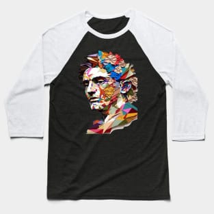 Man Made of Flowers Baseball T-Shirt